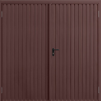 Carlton Side Hinged door in Burgundy Brown
