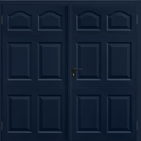 Cathedral Side Hinged door in Steel Blue