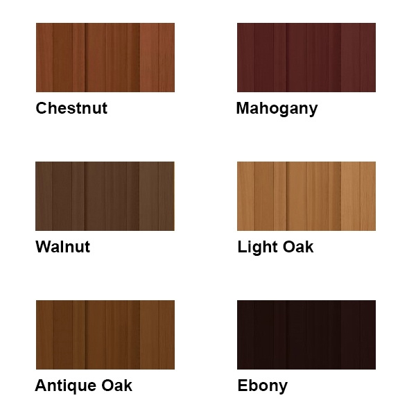 Garador timber stain colour swatch