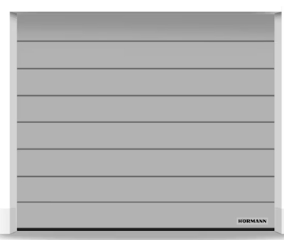 RenoMatic Sectional Door M Ribbed in planar finish