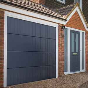 Seceuroglide Vertical Rib Design Sectional Door