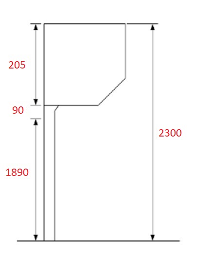 SWS Compact Curtain Hangdown
