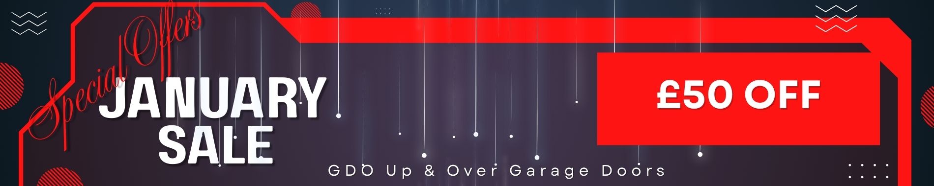 Extra &pound;50 Off GDO Single Skin Steel Up and Over Doors