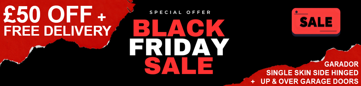 Free delivery on Garador side hinged and up and over garage doors