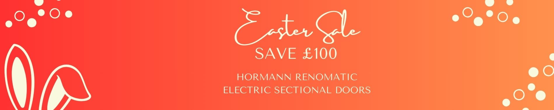 Extra £100 Off Hormann RenoMatic Insulated Sectional Door Packages