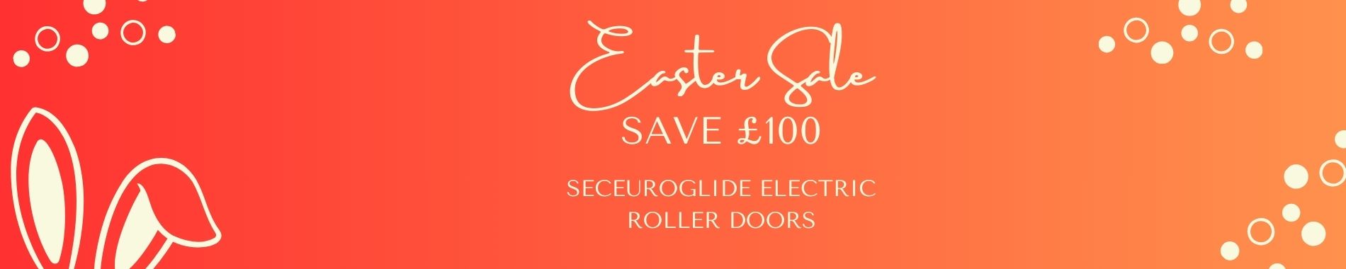 £100 SeceuroGlide Electric Insulated Roller Doors