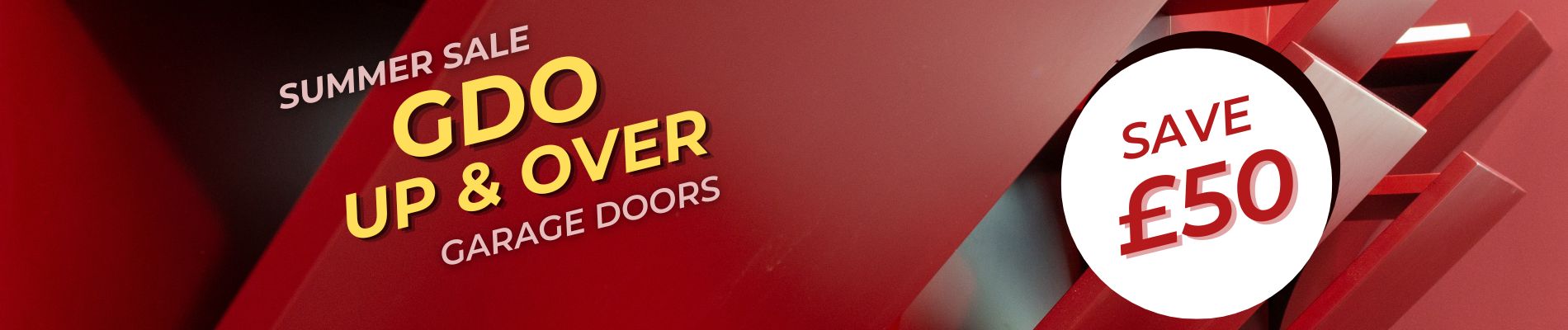 Extra £50 Off GDO Single Skin Steel Up and Over Doors