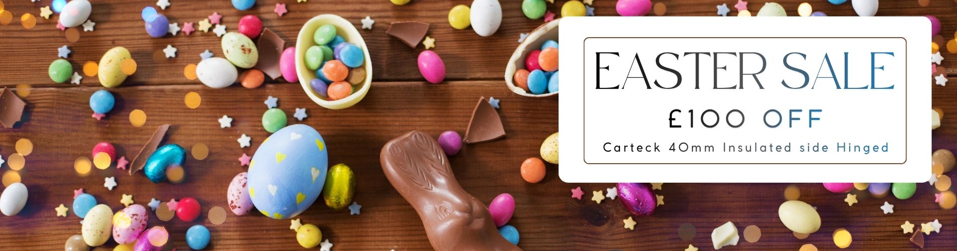 £100 off Carteck 40mm Insulated Side Hinged Doors