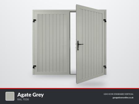 GDO Icon Side Hinged Agate Grey
