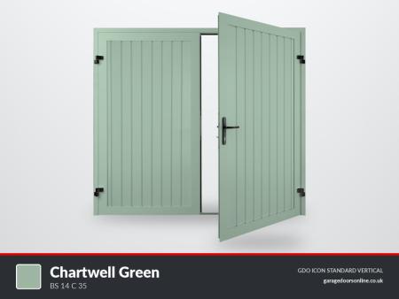 GDO Icon Side Hinged Chartwell Green