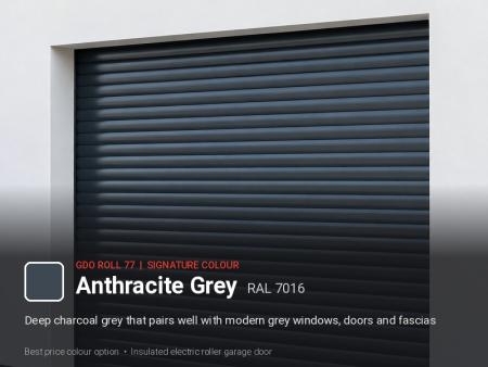 GDO ROLL 77 Anthracite Grey