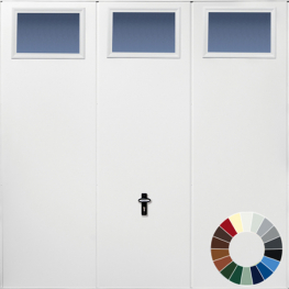 GDO Classic Vertical Wide Rib with Windows (32 Colour Options)