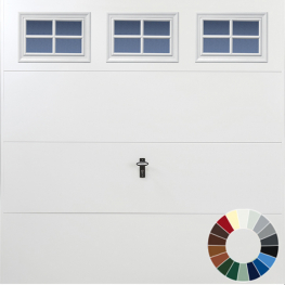 GDO Classic Horizontal Wide Rib with Windows (32 Colour Options)