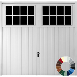 GDO Classic Vertical Standard Rib Hartshill with Windows (32 Colour Options)