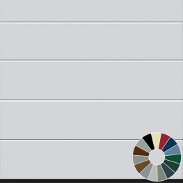 Hormann LPU42 L Ribbed Silkgrain (17 Colour Options)