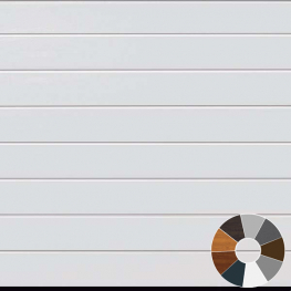 Hormann M Ribbed Woodgrain or Decocolour Finish (9 Colour Options)