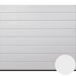 Hormann LPU42 M Ribbed Sandgrain (White)