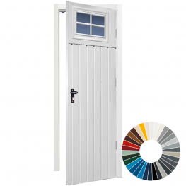 GDO Classic Standard Vertical with Windows Personnel Door (32 Colour Options)