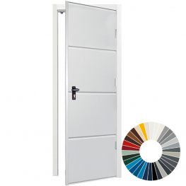 GDO Classic Wide Rib Horizontal Personnel Door (32 Colour Options)