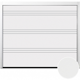 Hormann LPU42 T Ribbed Silkgrain (White)