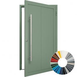 GDO 51mm Vertical Wide Rib Personnel Door (32 Colour Options)