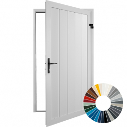 GDO 51mm Vertical Medium Rib Personnel Door (32 Colour Options)