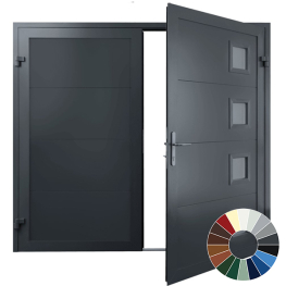 GDO Pro 20mm Horizontal Rib with Square Porthole Window (32 Colour Options)