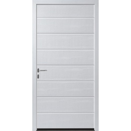 Hormann NT60 M Ribbed Horizontal Silkgrain (White)