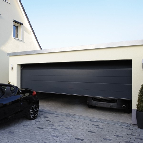 Carteck Steel Sectional Sectional Door Carteck Super Size Centre Ribbed Trend Colours at Garage