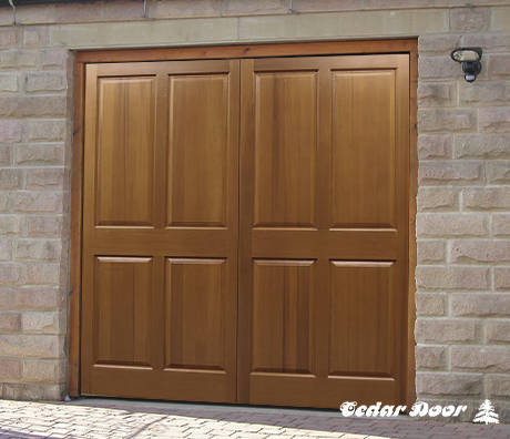 Cedar Timber Side Hinged Doors