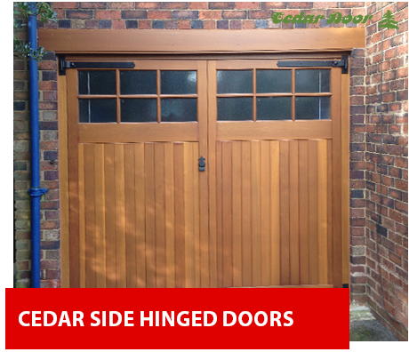 Cedar Side Higned Doorsets