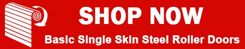 Find out more about basic single skin roller garage doors