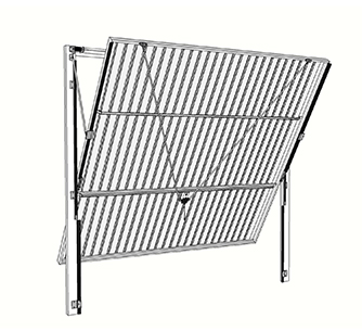 Canopy door mechanism