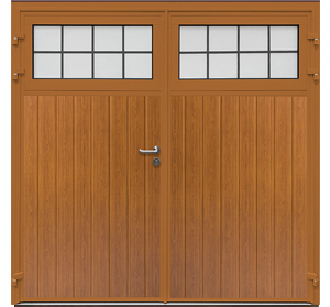 Carteck Traditional Design with Window in Woodgrain Finish