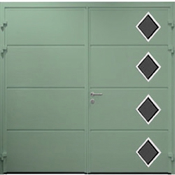 wide ribbed with window