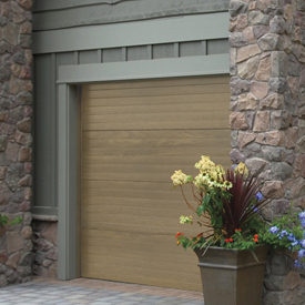 GSO sectional garage door - ribbed