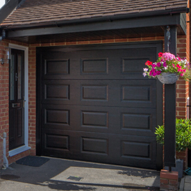 GSO sectional garage door - ribbed