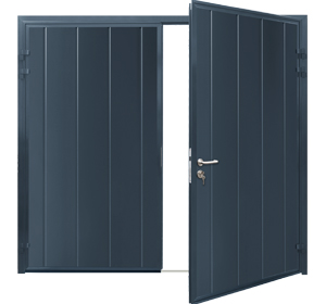 Anthracite finish Reigate double skinned hinged door
