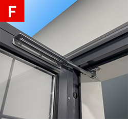 Friction door stays