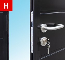 High-grade stainless-steel handles and lock covers
