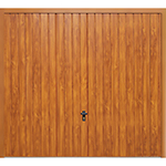 GDO Vertical Standard Rib Woodgrain Finish