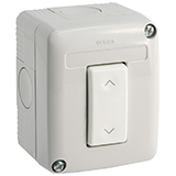 Indoor hold to run rocker switch