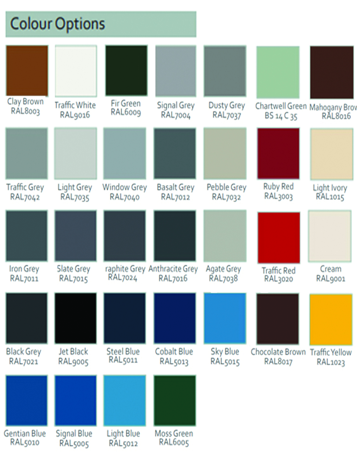 Colours