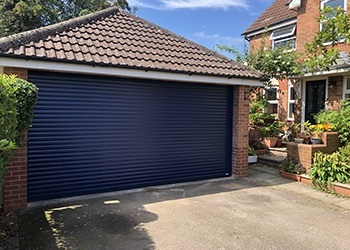 Gliderol Roller Door in Navy Blue