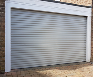 Gliderol steel non-insulated, double size roller shutter garage door