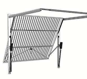 Retractable door mechanism