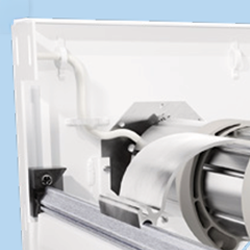 Solid aluminium locking straps and top rail
