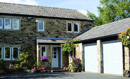 SeceuroGlide Sectional Door in White