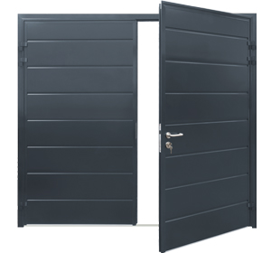 Anthracite Streatham finish double skinned hinged door in anthracite