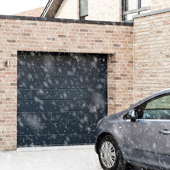 insulated panelled garage door